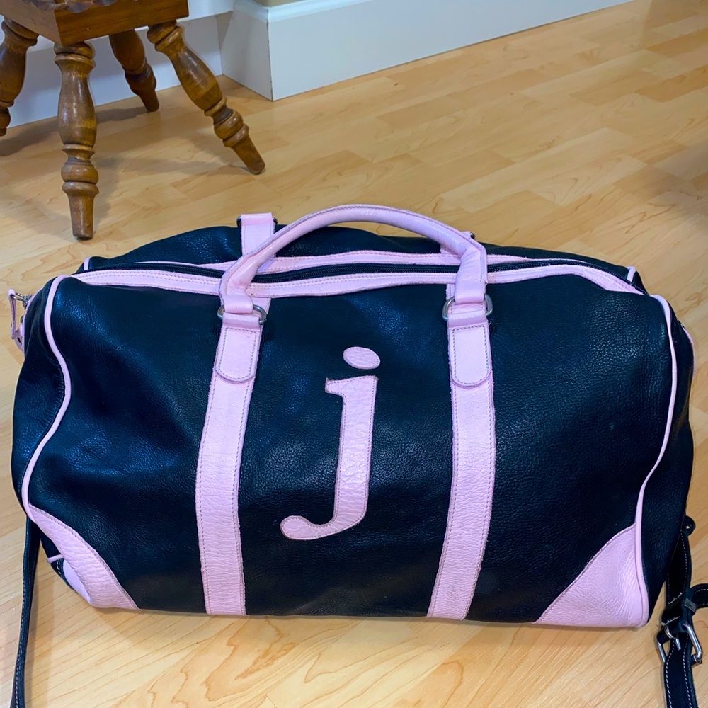 EUC Authentic Roots Monogramed Duffel Bag Circa 90’s?